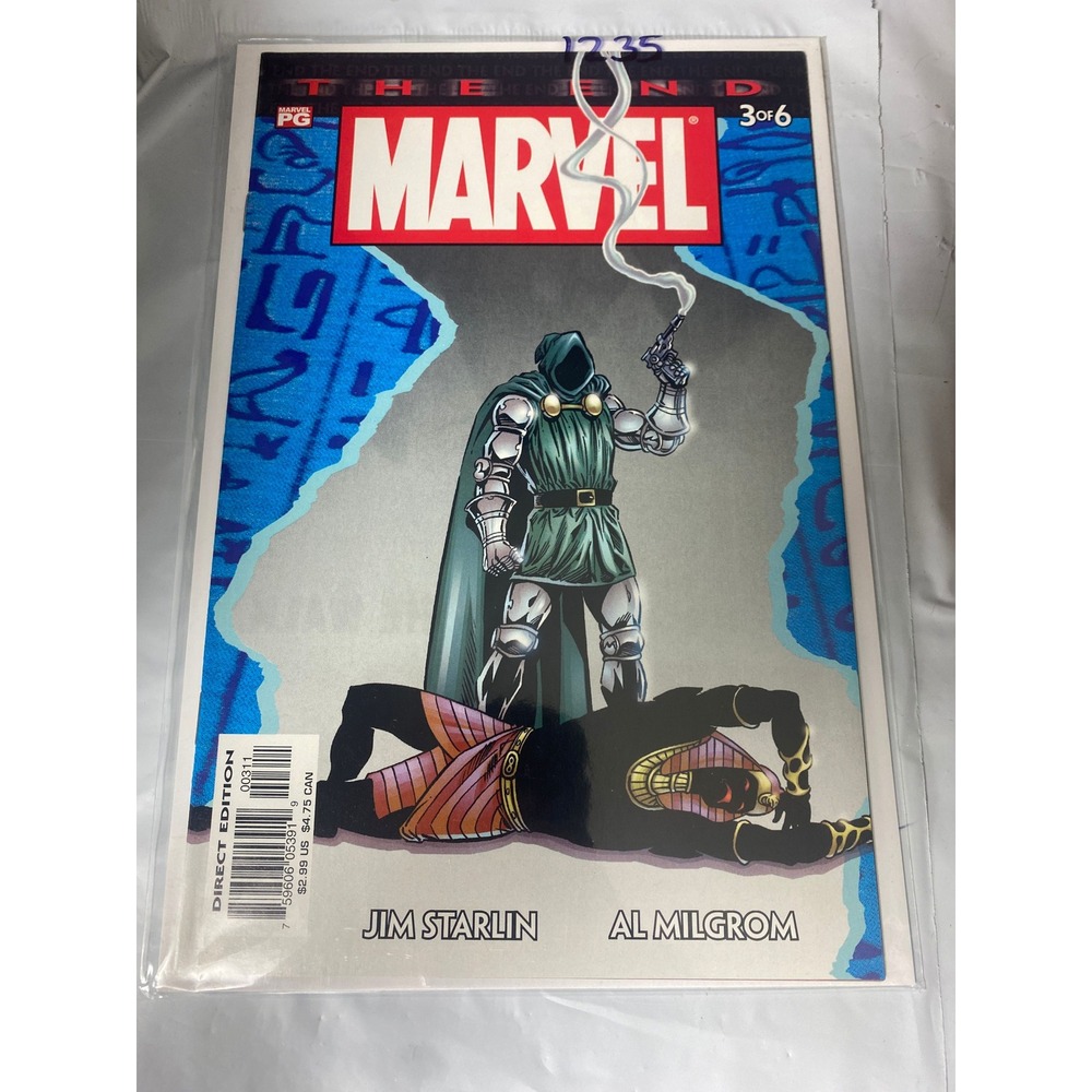 Marvel The End #3 Doctor Doom Jim Starlin Al Milgrom 2003 Direct Edition Comic‎